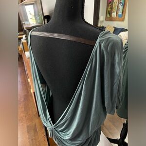 ANTHROPOLOGIE top. Size L. NWOT. Greige, green/blue. NEW NEUTRAL.